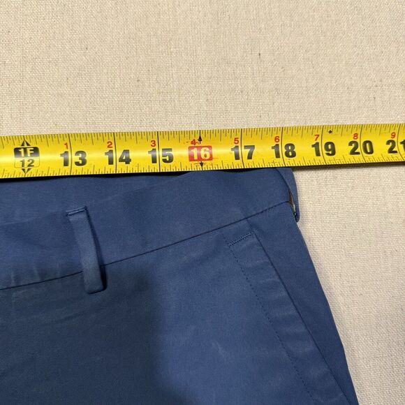 Peter Millar Wicking Golf Shorts 8.5” Mens 36 Navy Blue Performance Lightweight - Picture 6 of 7